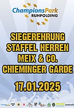 Siegerehrung Meix & Co. Chieminger Garde