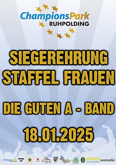 Siegerehrung mit der Guten A-Band