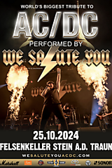 WE SALUTE YOU - WORLD ́S BIGGEST TRIBUTE TO AC/DC