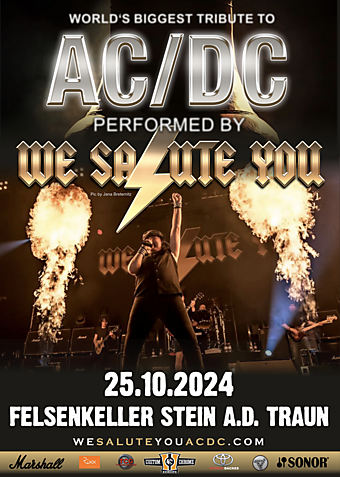 WE SALUTE YOU - WORLD ́S BIGGEST TRIBUTE TO AC/DC